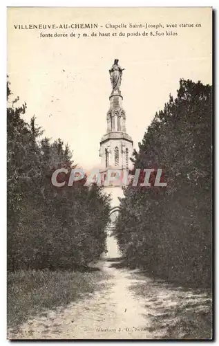 Cartes postales Villeneuve Au Chemin Chapelle Saint Joseph