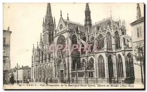 Ansichtskarte AK Nancy Vue d&#39Ensemble De LA Basilique Saint Epvre