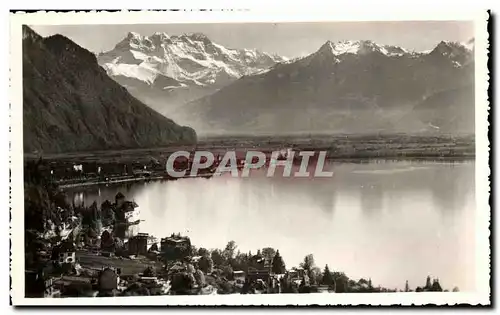 Cartes postales Chateau De Chillon Et Dents du Midi