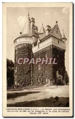 Cartes postales Verneuil Sur Indre Le Donjon Style Renaissance