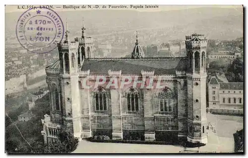 Ansichtskarte AK Lyon Basilique De Fouviere Facade Laterale