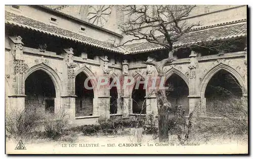 Ansichtskarte AK Le Lot Illustre Cahors Les Cloitres de la Cathedrale