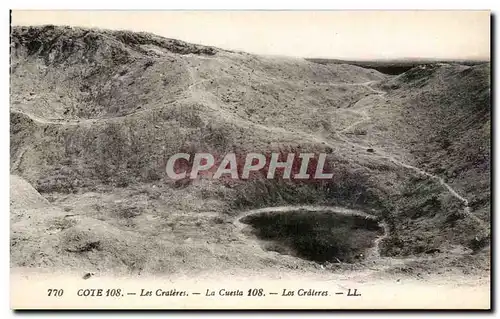 Ansichtskarte AK Cote Les Crateres La Cuesta 108 Los Crateres Militaria