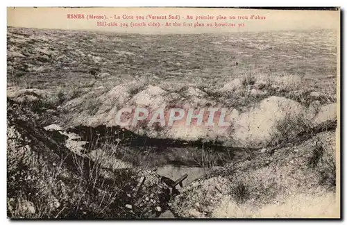 Cartes postales Esnes La Cote 304 Militaria