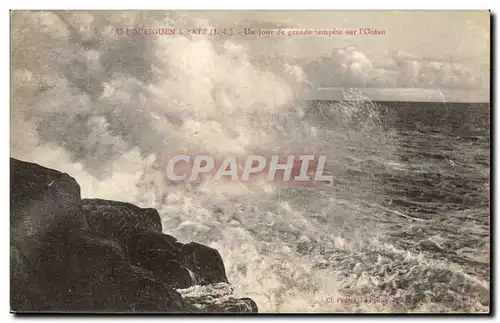 Cartes postales Du Pouliguen A Batz Jour de grande tempete sur l&#39Ocean