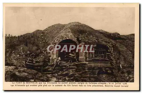 Cartes postales Le Fort de Souville Militaria