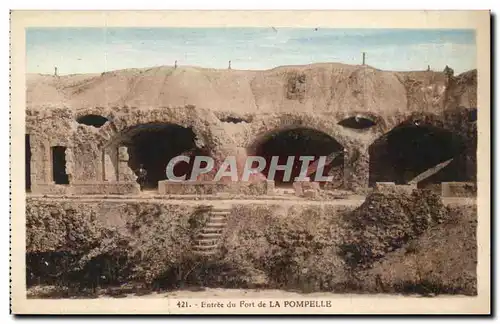 Cartes postales Entree du Fort de La Pompelle Militaria