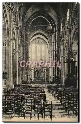 Cartes postales Autun Interieur de la cathedrale Saint Lazare