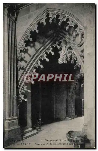 Cartes postales Autun Interieur de la Cathedrale Saint Lazare