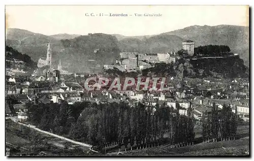 Cartes postales Lourdes Vue Generale
