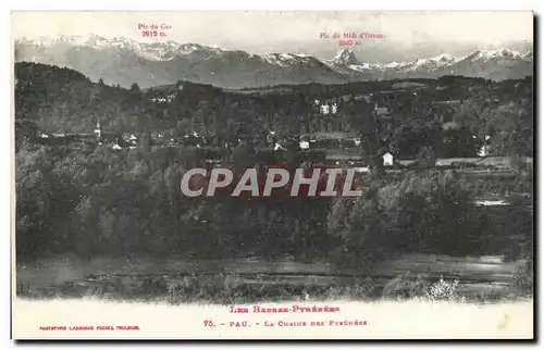 Cartes postales Pau La Chaine des Pyrenees