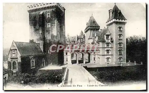 Cartes postales Chateau de Pau Entree du Chateau