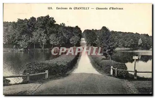 Ansichtskarte AK Environs de Chantilly Chaussee d&#39Herivaux