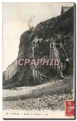 Cartes postales Onival Montee des Falaises