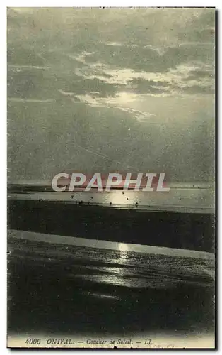 Cartes postales Onival Coucher de Soleil