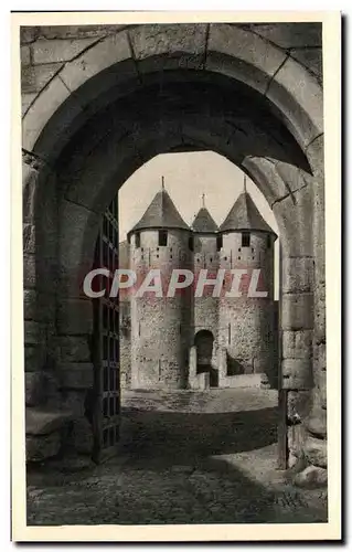 Cartes postales Cite De Carcassonne Entree du Chateau