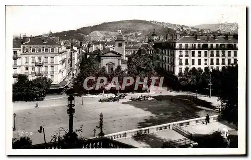 Ansichtskarte AK Saint Etienne Vue prise de l&#39Ecole de Dessin et Eglise St Louis