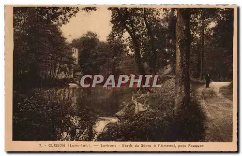 Cartes postales Clisson Environs Bords de serve de L&#39Arsenal pres Fouques