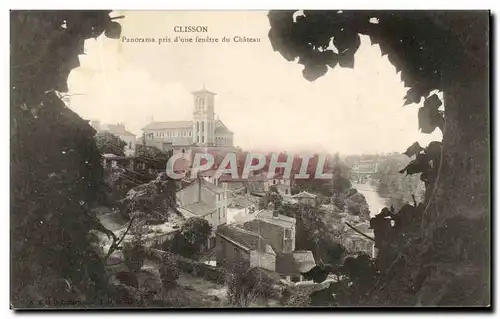 Cartes postales Clisson Panorama pris d&#39Une Fenetre du chateau