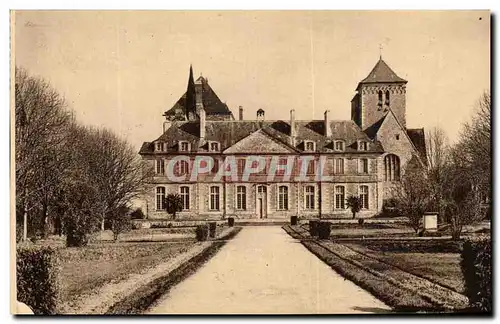 Ansichtskarte AK Les Stalles du Choeur de l&#39Abbaye St pierre de Solesmes Facade des Mauristes 1722