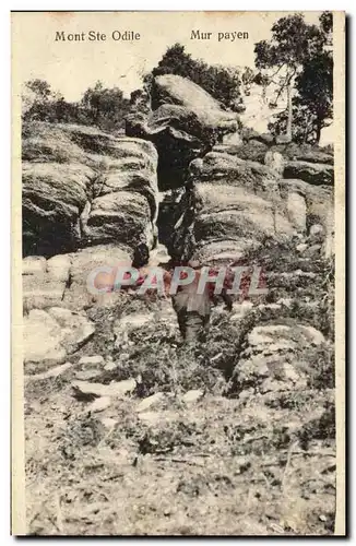 Cartes postales Mont Ste Odile Mur Payen