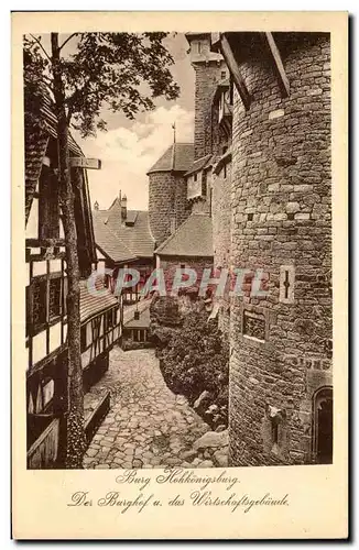 Cartes postales Burg Hohkoenigzburg Des Burghef a Das wirtschafstsgebauck