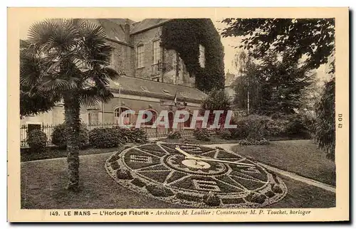 Cartes postales Le Mans L&#39Horloge Fleurie