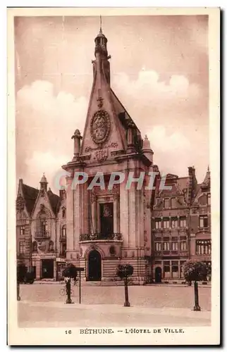 Cartes postales Bethune L&#39hotel de ville