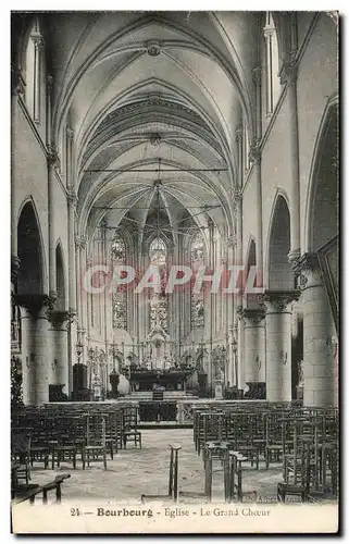 Ansichtskarte AK Bourbourg Eglise Le Grand Choeur