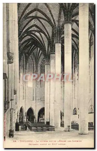 Cartes postales Toulouse La Double De L'Eglise Des Jacobins