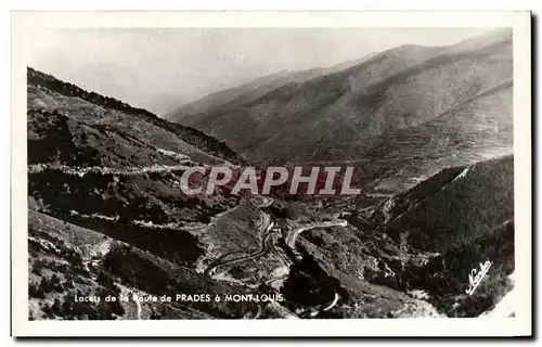 Cartes postales Lacets de la Route de Prades a Mont Louis