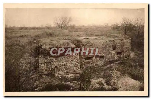 Cartes postales Fort De Vaux Coffre Simple Nord Est Ou Tomba Glorieusement Le Capitaine Tabourot Militaria