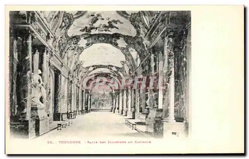 Cartes postales Toulouse Salle Des Illustres Au Capitole