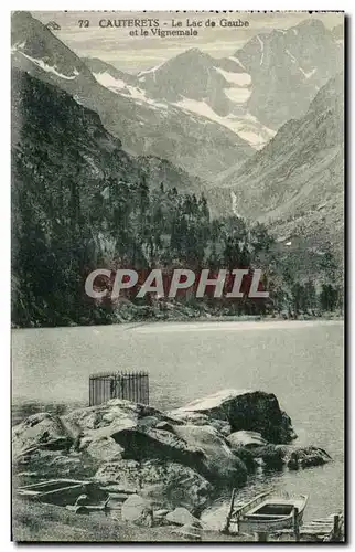 Cartes postales Cauterets Le Lac de Gaube et le VIgnemale