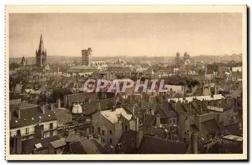 Ansichtskarte AK Dijon Vue generale prise de l&#39Eglise Saint Jean