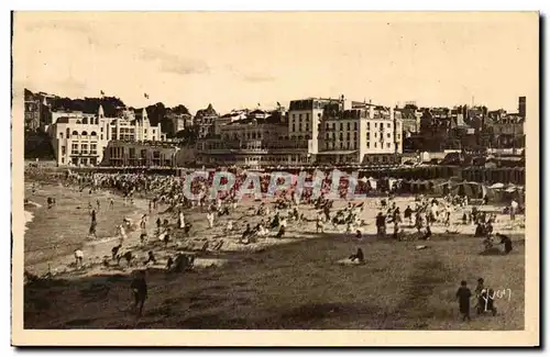 Cartes postales Cote D&#39Emeraude Dinard La Plage a I&#39heure du bain