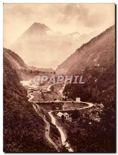 Ansichtskarte AK Cauterets Route de Pierrefitte a Cauterets Le Limacon