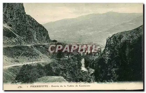 Cartes postales Pierrefitte Entree de la Vallee de Cauterets