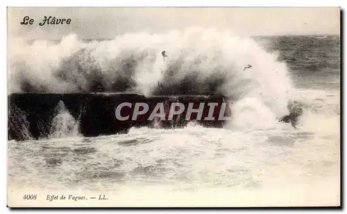 Cartes postales Le Havre Effet De Vagues