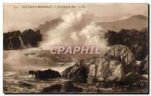 Cartes postales Ile Saint Honorat Un Coup De Mer