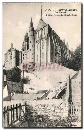 Cartes postales Mont St Michel Vue Nord