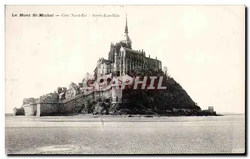 Cartes postales Le Mont Saint Michel Cote Nord Est