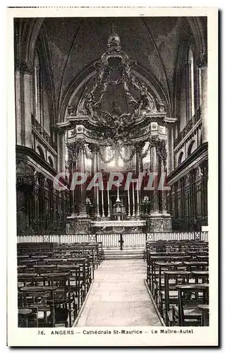 Ansichtskarte AK Angers Cathedrale St Maurice Le Maitre Autel