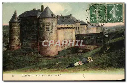 Cartes postales Dieppe Le vieux Chateau