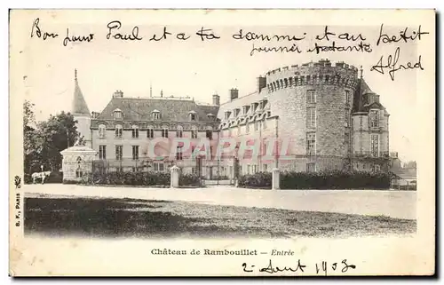 Cartes postales Chateau De Rambouillet Entree