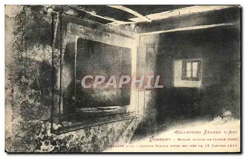 Cartes postales Jeanne D'Arc Domremy Maison natale La chambre ou naquite Jeanne d'arc