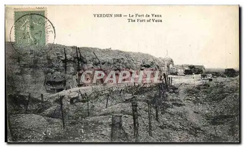 Cartes postales Verdun Le Fort de Vaux Militaria