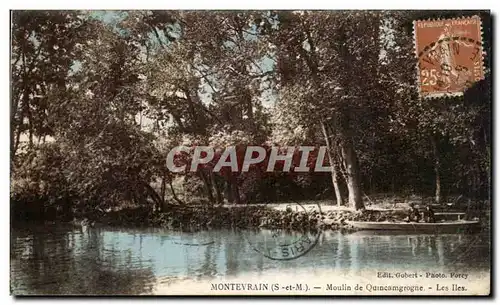 Cartes postales Montevrain Moulin de Quincamgrogne Les Iles