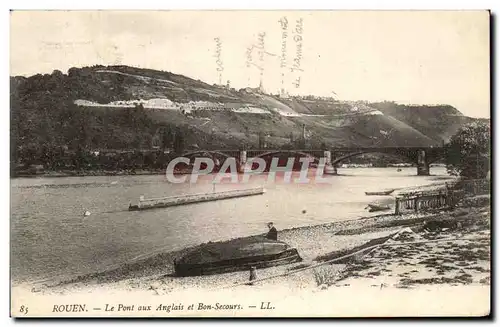 Cartes postales Rouen Le Pont aux Anglais et Bon Secours