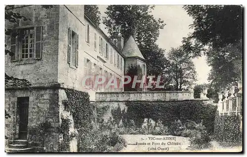 Cartes postales Vic Sur Aisnel Fosses et Pont du Chateau